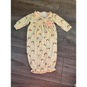 Mud pie baby girl gown 0-3 mos